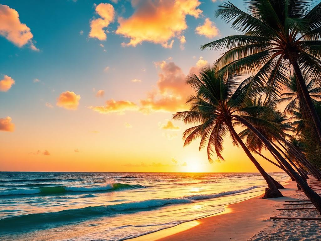 Tropical Sunset – watermark removed
